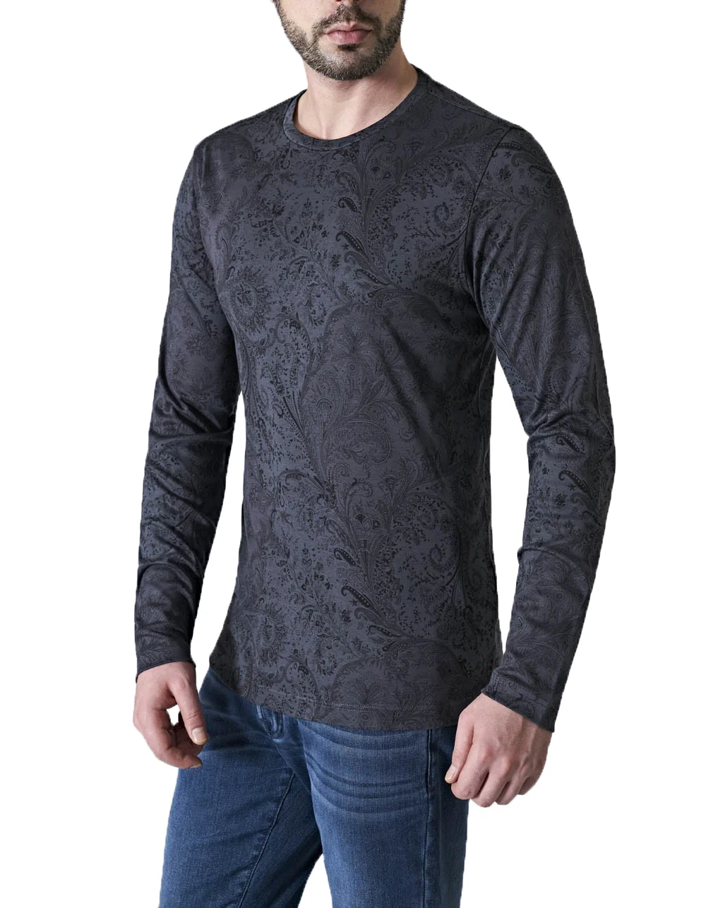 Футболка з довгим руковом FORMENTI FW-5015A мерсиризована бавовна - Зображення 2